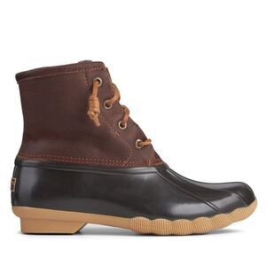 Sperry Saltwater Leather Womans Duck Boot, Size 8